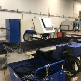 22 Ton,Trumpf#TC2000R, CNC turret punch,50" X,50 Z,Bosch CNC control,1999
