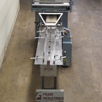 Shanklin#F4A, automatic, continuous motion, flow thru wrapper, 20-75 packages per minute