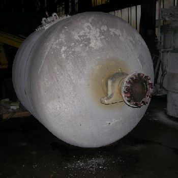 72" x 54Netzschpebble mill, Carbon Steel, dish ends, 15 KW, #28076