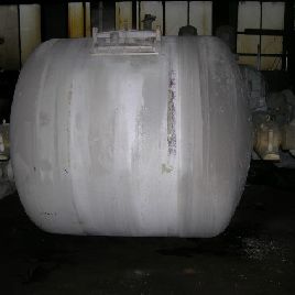 72" x 54Netzschpebble mill, Carbon Steel, dish ends, 15 KW, #28076