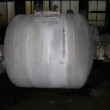 72" x 54Netzschpebble mill, Carbon Steel, dish ends, 15 KW, #28076