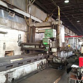 54" x 50 x 30’Bertram,heavy-duty,50 HP rail head,30 HP side head,62 BH,pendant control