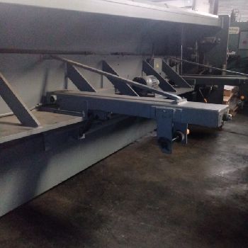 1/4" x 12’Atlantic#HDS-12-1/4, hydraulic,power. back ga.,34 BG, 21 holddowns, 3’ sq. arm,2002