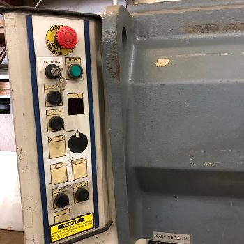 1/4" x 12’Atlantic#HDS-12-1/4, hydraulic,power. back ga.,34 BG, 21 holddowns, 3’ sq. arm,2002