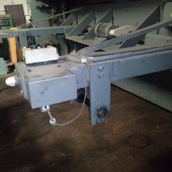 1/4" x 12’Atlantic#HDS-12-1/4, hydraulic,power. back ga.,34 BG, 21 holddowns, 3’ sq. arm,2002