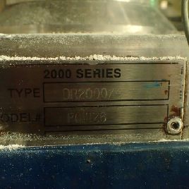 IKADispax Reactor #DR2000/4, Stainless Steel,DR/DRS multi stage high shear mixing unit,mechanical seal w/seal pot,on base,#3157-24