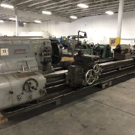 43" x 15’American#PACEMAKER, geared head,rapid traverse,28 chuck,2-7/8 spindle hole