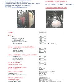 1224 HP Elliot #DYR PE IVB, non cond.,700 psig @ 719°F, 50 BP Exhaust, 1224 HP, 2009