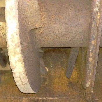 K-Sanderson, Nara #NPD-6W Paddle Dryer, CS, 150# steam heated, 2-rotors, 261 sq.ft., jacketed, sludge dryer, #1271568 (2 available)