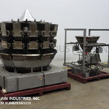 Ishida#CCW-RZ-214W-S/60-WP, 14-head, Stainless Steel, combination weigh scale system, 15 kg to 1000g