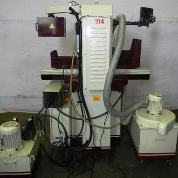 6" x 18Acer#SUPRA-618-AHII, hyd table,2-Axis DRO,Walker fine line elec chuck,clnt,’15