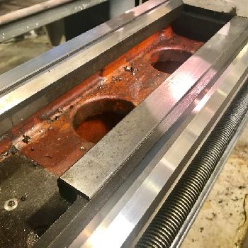 13" x 38Promax#LE-1338, engine lathe, 8 SOCS, in/mm, 3 &amp; 4-jaw chuck, S/R, 1999