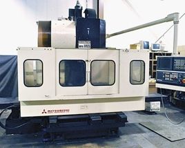 Mitsubishi#MPA-V65, 49" X,25 Y,25 Z,Fanuc 21i-M,#50 taper,24 ATC,15 HP,4k RPM,#9201