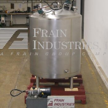 300 gal.Walker, 316 Stainless Steel, full jacketed mix tank, 48" OD x 50 straight wall