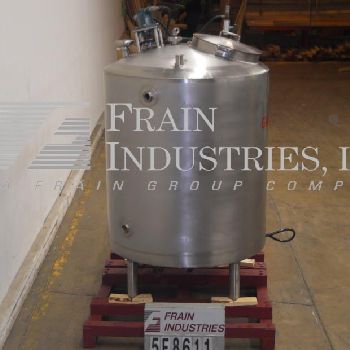 300 gal.Walker, 316 Stainless Steel, full jacketed mix tank, 48" OD x 50 straight wall