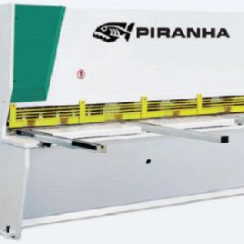 1/2 "x 10 'Piranha # 1 / 2-10, cizalla hidráulica CNC, 39 BG, control Delem DAC 360, 20 HP, nuevo