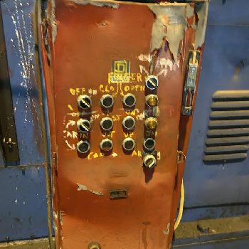 20000 lb.Littell, motor d coil reel, 60" W,96 OD,18 -24 ID, power traverse/elevation