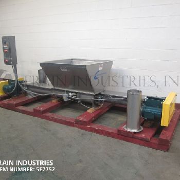 Conveyor Services bi-directional, twin screw auger feeder