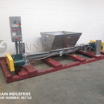 Conveyor Services bi-directional, twin screw auger feeder