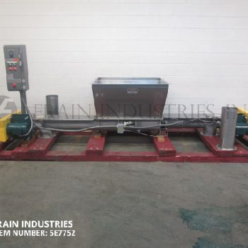 Conveyor Services bi-directional, twin screw auger feeder