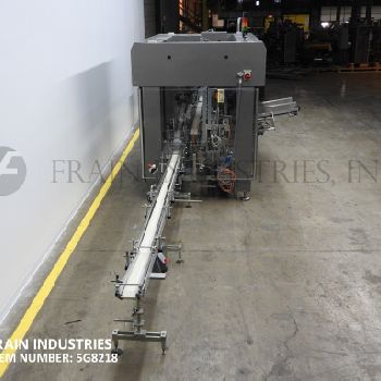 Schubert#TLM, 2-Axis, servo driven, robotic case packing machine designed for use with hooded tray