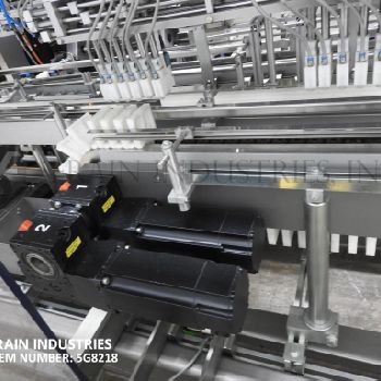 Schubert#TLM, 2-Axis, servo driven, robotic case packing machine designed for use with hooded tray