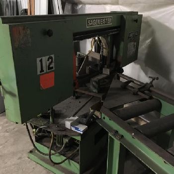 12" x 12 Sagemeister Metora #MB300, swivel head, vari-speed, 1.5 HP, manual