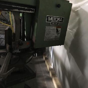 12" x 12 Sagemeister Metora #MB300, swivel head, vari-speed, 1.5 HP, manual