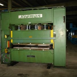 NewmanWhitney, 800 ton,80" x 36,down-act,12 DL &amp; stroke,elec.platens,30 HP,PLC,#2269