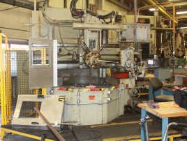 46 "Bullard # DYNATROL, VTL, 40 debajo del riel transversal, construido en el mandril de 4 mordazas, DRO, lubricante automático, # 65238