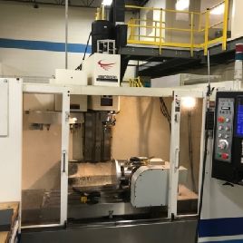 Fadal#VMC4020, VMC w/5-Axis Fadal TR65 table,40" X,20 Y,20 Z,10000 RPM,30 ATC,2010
