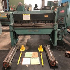 10 ga. x 4.4 'Wysong & amp; Miles # 1052, embrague de aire con control remoto eléctrico. pedal, 36 "FOPBG, lubricante Bijur