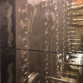 Toyoda#FA-800, 120 ATC,53.1" X,45.2 Y,45.2 Z,6k RPM,#50 tpr,TSC,Fanuc 16iM,â€™06