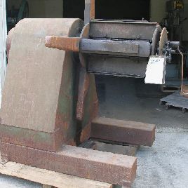 10000 lb.Bock#2410, 24" width, 72 OD, manual expansion, drag brake, item #12582