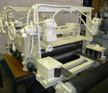20" x .190Rowe#C5, 7-rolls,4 diameter,entry/exit pinch rolls,adj roller guides,spare head only