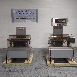 Boekels # EWK449, Kontrollwaage, Abschnitt mit 5 "Breite und 12" Gewicht, Kick Reject & amp; Kontrollen, Seriennr. # 2.01.97.29.232, 10/1997, Nr. 2604-59