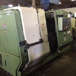 Okuma # IMPACT-LU300, centro de torneado CNC, giro de 20.87 ", diámetro del husillo 2.44, 2002