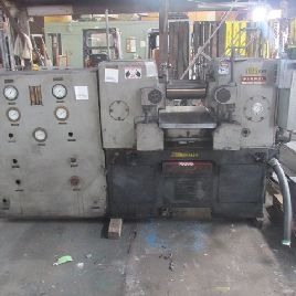 6 "x 12Farrel2-валковая мельница, рулоны с сердечником, регулировка рулона микрометра, концевые направляющие, ножевой диск, конструкция шкафа, # 49112