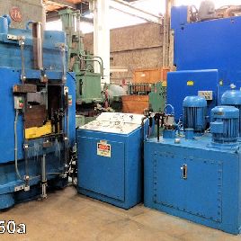 1000 Ton,Sack &amp; Kiesselbach, 5" stroke, 28 DL, 24 diameter platen, 50 HP, #26650