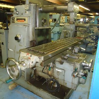 Kearney &amp; Trecker#315-S15, plain horizontal miller,15" x 68 T-slotted table,#50 tpr