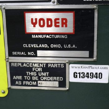 6 Stand,Yoder#M1-1/2AMPERPOUND34;, rollformer, 6 heads, 8" roll space, R to L, 5 HP, #72534