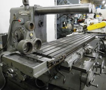 Kearney &amp; Trecker#430, 80" x 17 table,30 HP,42 X travel,1500 RPM,overarm support,#9617