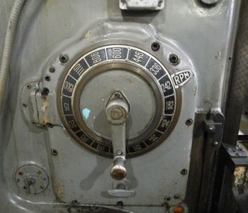 Kearney &amp; Trecker#430, 80" x 17 table,30 HP,42 X travel,1500 RPM,overarm support,#9617