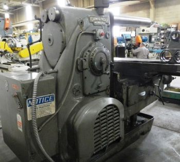 Kearney &amp; Trecker#430, 80" x 17 table,30 HP,42 X travel,1500 RPM,overarm support,#9617