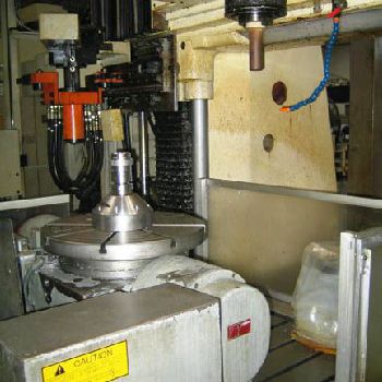 Mitsui-Seiki, 4-Axis double colum jig borer, 40" X,30 Y, Fanuc 15M, 1999, #14399