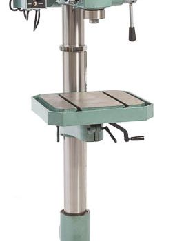 Ellis#9400, drill press w/vise &amp; chuck,15-7/8" x 17-7/8 table,#3MT,2 HP,clnt trough,new