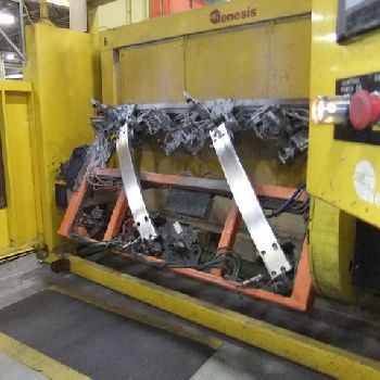 Fanuc, Genesis 120i, RJ3, twin robot weld cell for steel aluminum