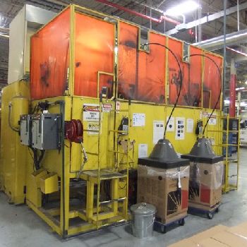 Fanuc, Genesis 120i, RJ3, twin robot weld cell for steel aluminum