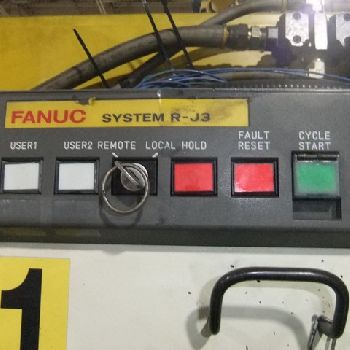 Fanuc, Genesis 120i, RJ3, twin robot weld cell for steel aluminum