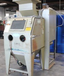 36" x 35 x 37Clemco#PULSAR-IIIP, pressure blast cabinet,dust collector,’07,#8616HP